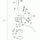 A19YAK05B7/B6/N7/N6 OUTLAW 50 Engine, carburetor - a19yak05b7  /  b6  /  n7  /  ...