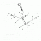 SCRAMBLER 850 48 Drive train, gear selector - a20sva85a3 (49atvgear...