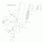 A18SWE57B1 SPORTSMAN 570 EFI X2 EPS Suspension, front strut - a18swe57b1 (49atvstrut10...