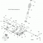 SPORTSMAN 570 6X6 Suspension, rear - a20s6e57a1  /  3a1 (100461)