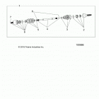 A19DAE57A4 ACE 570 Drive train, front half shaft - a19dae57a4 (100686...
