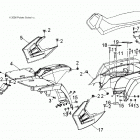 A19YAF11B5/N5 SPORTSMAN 110 Body, cab and seat - a19yaf11b5  /  n5 (49atvcab07...