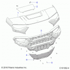 ATV RGR 150 EFI MD Body, hood and front fascia - a20hzb15n1  /  n2 (c...
