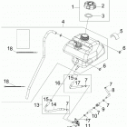 A19YAK05B7/B6/N7/N6 OUTLAW 50 Body, fuel tank and hoses - a19yak05b7  /  b6  /  ...