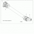 SPORTSMAN 570 6X6 Drive train, rear prop shaft - a20s6e57a1  /  3a1 ...