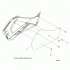 A18SHD57B9/E57BB/E57BS SPORTSMAN 570 SP Body, right hand side panel heat shield and hardwa...