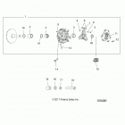 A18SVE95BR SCRAMBLER XP 1000 Drive train, primary clutch - a18sve95br (100480)