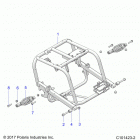 ACE 150 EFI MD WHITE Suspension, rear swing arm - a20hab15n2 (101423-2)