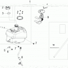 A19YAF11B5/N5 SPORTSMAN 110 Body, fuel tank and hoses - a19yaf11b5  /  n5 (a00...