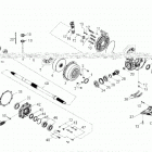 A18YAP20A8/N8 PHOENIX 200 Wheels, rear axle - a18yap20a8  /  n8 (49atvaxle09...