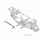A19SYS95CH SPORTSMAN TOURING TRACTOR 1000 Chassis, main frame - a19sys95ch (49atvframe15850t...