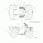 A19SHD57B9/E57BJ/E57BW SPORTSMAN 570 SP Body, decals - a19shd57b9  /  e57bj  /  e57bw (101...