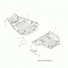 A19SXM95AL SPORTSMAN XP 1000 HIGH LIFTER Body, skid plates - a19sxm95al
