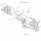 SPORTSMAN 570 6X6 Chassis, frame - a20s6e57a1  /  3a1 (c100451)