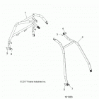 A19DCE87AK 900 ACE EPS XC Chassis, cab frame and side bars - a19dce87ak (101...