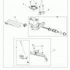 SPORTSMAN 850 HIGH LIFTER Brakes, front brake lever and master cylinder - a2...
