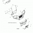 SPORTSMAN 450 HO EPS (A20SEE50A5) Body, front bumper and mounting - a20see50a5 (1000...
