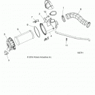 ATV RGR 150 EFI MD Engine, air intake system - a20hzb15n1  /  n2 (100...