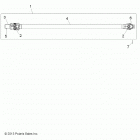 A19DAE57A4 ACE 570 Drive train, front prop shaft - a19dae57a4 (49atvs...