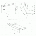 SPORTSMAN XP 850 TOURING 48 Body, heat shields - a20sye85ap  /  cap (100908)