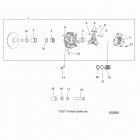 A19SXM95AL SPORTSMAN XP 1000 HIGH LIFTER Drive train, primary clutch - a19sxm95al (100591)
