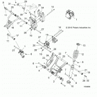 SPORTSMAN 570 6X6 Suspension, mid - a20s6e57a1  /  3a1 (100460)