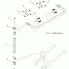 SPORTSMAN 1000 XP 48 (A20SXD95A9/E95AG) Suspension, stabilizer bar - a20sxde95ag (100065)