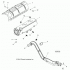 SPORTSMAN XP Engine, exhaust - a20sye95ad  /  cad [100903]