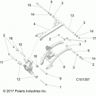 SPORTSMAN XP 1000 48 Suspension, rear - a20sxe95kl  /  kr (c101357)