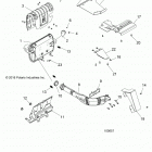 A19DCE87AK 900 ACE EPS XC Engine, exhaust system - a19dce87ak (100657)