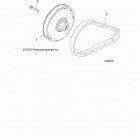 A19DCE87AK 900 ACE EPS XC Drive train, clutch, secondary - a19dce87ak (10064...