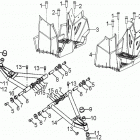 OUTLAW 110 Chassis, a-arm and footrest - a20yak11b7  /  b6  /...