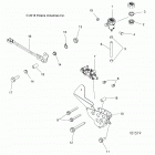 A19SYE95BV SPORTSMAN TOURING XP 1000 Brakes, brake pedal and master cylinder - a19sye95...
