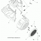 ACE 150 EFI MD WHITE Engine, fan cover and shroud comp - a20hab15n2 (10...