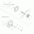 A18SVE95FR SCRAMBLER XP 1000 EU Drive train, secondary clutch - a18sve95fr