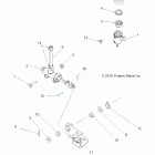 A18SES57C1/C2/C5/C7/E1/E5/E7/P57C1/T57C1/C7/E1/E7 SPORTSMAN 570 EPS TRACTOR Brakes, brake pedal and master cylinder - a18ses57...