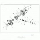 A19SYS95CH SPORTSMAN TOURING TRACTOR 1000 Drive train, rear gearcase internals - a19sys95ch