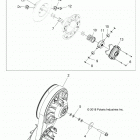 SPORTSMAN 1000 XP 48 (A20SXD95A9/E95AG) Drive train, secondary clutch - a20sxd95a9  /  e95...