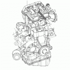 A18SES57C1/C2/C5/C7/E1/E5/E7/P57C1/T57C1/C7/E1/E7 SPORTSMAN 570 EPS TRACTOR Engine, long block - a18ses57c1  /  c2  /  c5  /  ...