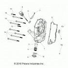 ACE 150 EFI MD WHITE Engine, crankcase cover asm, right - a20hab15n2 [1...