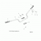 A19SXM95AL SPORTSMAN XP 1000 HIGH LIFTER Steering, handlebar and controls - a19sxm95al