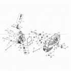 OUTLAW 110 Engine, crankcase - a20yak11b7  /  b6  /  n7  /  n...