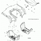 SPORTSMAN 450 HO EPS (A20SEE50A5) Body, rear cab, seat and footwells - a20see50a5 (1...