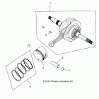 ACE 150 EFI MD WHITE Engine, crankshaft, connecting rod and piston - a2...