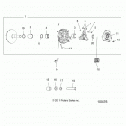 A18SXE95FR SPORTSMAN 1000 XP EU Drive train, primary clutch - a18sxe95fr (100476)