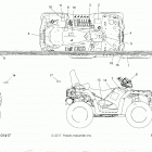 A19SYS95CH SPORTSMAN TOURING TRACTOR 1000 Body, decals - a19sys95ch (101417)