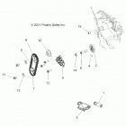 Z19VHA57B2/E57BM RZR 570 Engine, oil pump - z19vha57b2  /  e57bm (49rgroilp...