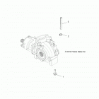A18SXE95FR SPORTSMAN 1000 XP EU Drive train, gearcase mounting, front - a18sxe95fr...