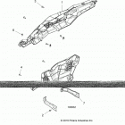 A19DCE87AK 900 ACE EPS XC Body, bumper, rear - a19dce87ak (100832)