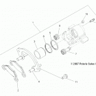 A18SVA85B5 SCRAMBLER 850 Brakes, rear caliper - a18sva85b5 (49atvbrakerr09q...